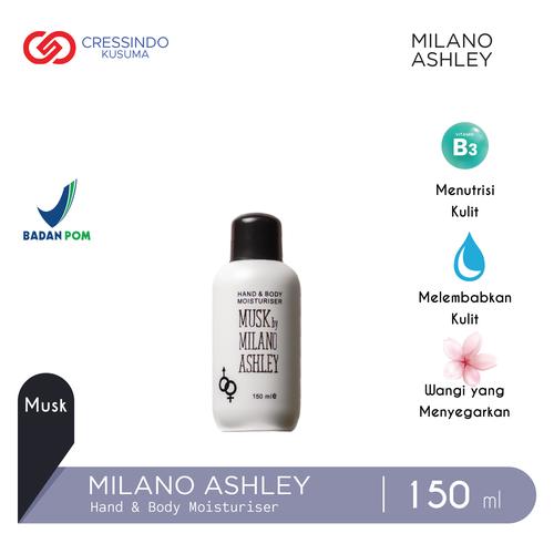 Gambar MUSK BY MILANO ASHLEY Hand & Body Lotion Moisturiser - 150ml dari Cressindo Official Jakarta Utara Tokopedia