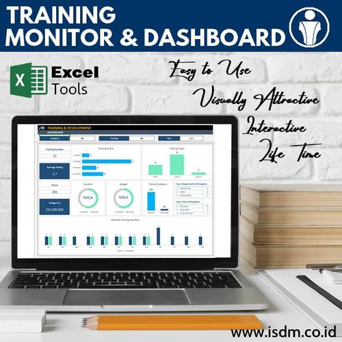 Gambar Training Monitor & Dashboard | Aplikasi HRD | Excel Tool dari iSDM Consulting undefined Tokopedia