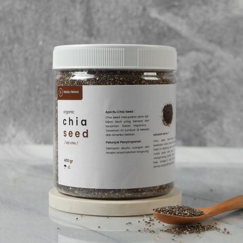 Jual Organic Black Chia Seed 400 gr Premium Biji Chiaseed Original ...