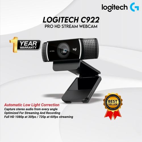 Promo Webcam Logitech C922 Pro Stream 