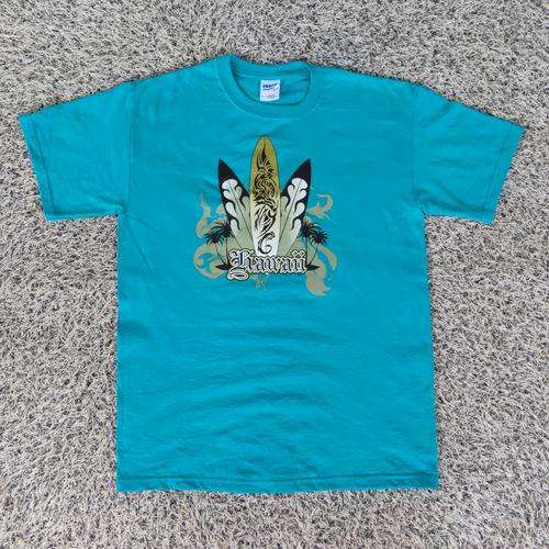 kaos vintage Hawaii tag by gildan 50 