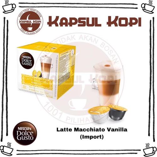 Jual Latte Macchiato Vanilla Kapsul Kopi Nescafe Dolce Gusto NDG Capsule -  Jakarta Barat - Kongsi online | Tokopedia