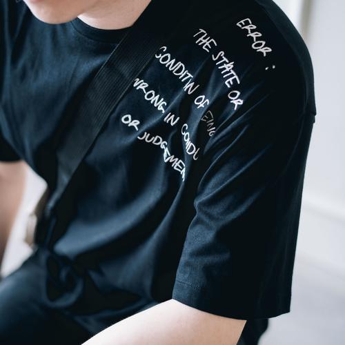 ERROR THE START TEE / OVERSIZED TSHIRT 