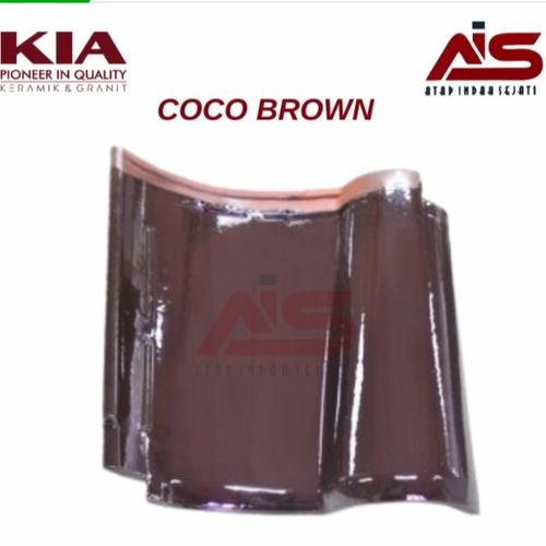 Jual Genteng Keramik Kia Coco Brown Kab. Bogor Asia Block Tokopedia
