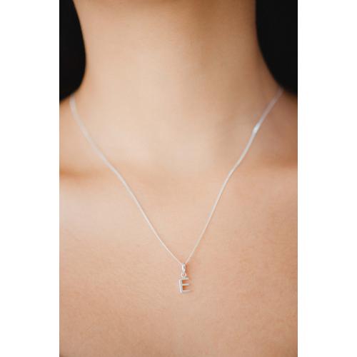 Jual INITIAL NECKLACE (E) - Kota 