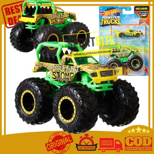 Gambar Hot Wheels Monster Trucks Demolition Double VS Die Cast Truck Mainan - Operation Stomp dari Sportsite Tokopedia