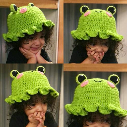 Jual crochet bucket hat/ bucket hat 