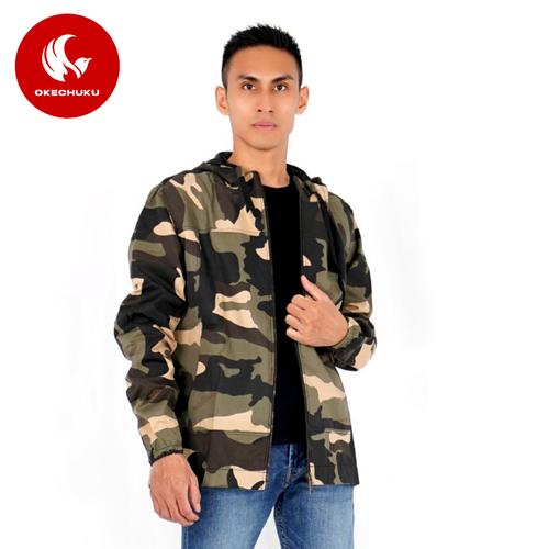 Gambar Okechuku JACOB Jaket Murah Parka Distro Motif Army Fashion Pria dari Okechuku Jakarta Barat Tokopedia