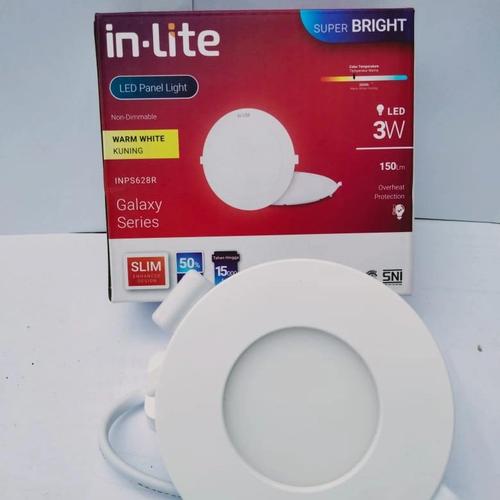 Jual LAMPU DOWNLIGHT ROUND LED INPS 628R 3W 6500K & 3000K INLITE ...