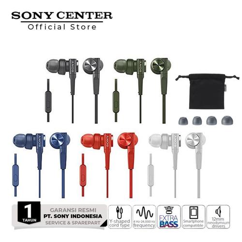 Daftar harga SONY In-Ear Headphone Extra Bass MDR-XB55AP | Bhinneka