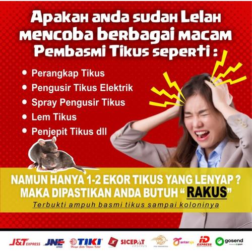 Gambar NEW Racun Tikus Paling Ampuh Tikus Mati Kering ramtus - Pembasmi Tikus dari Barrits Otomotif Kota Depok Tokopedia