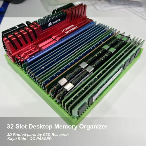 Memory Stick Storage Rack Jual 32 Slot Long DIMM PC Desktop Memory Organizer Rack Holder RAM ...