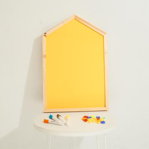 Jual [Yellow Board] (Schoolhouse) List Kayu Papan tulis Anak