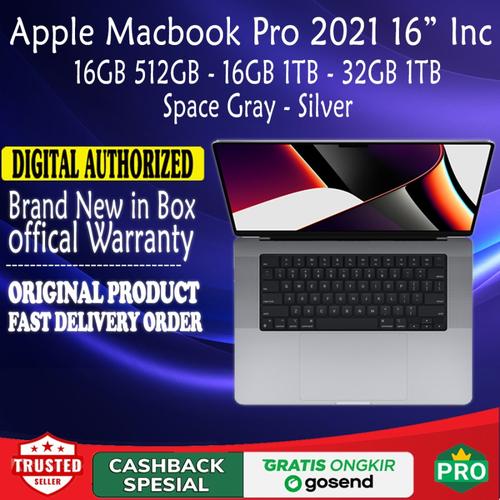 Jual Apple MacBook Pro 2021 16 " M1 Max 32GB 64GB 1TB 2TB 4TB - RAM ...