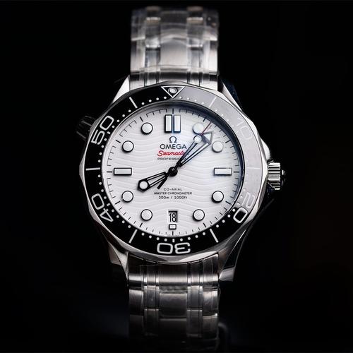 Jual Omega Seamaster bracelet white 