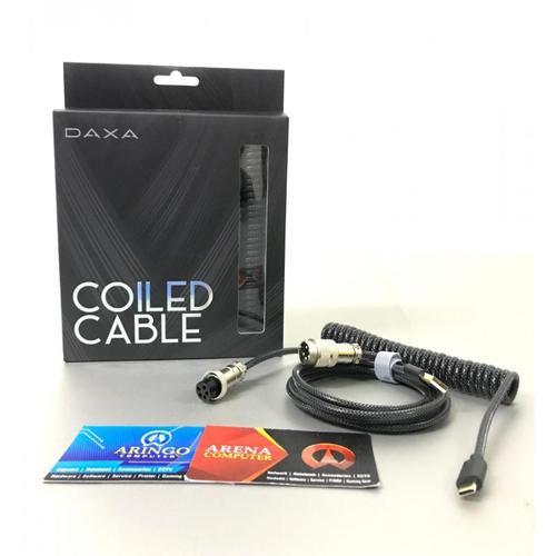 Gambar Cable Rexus USB COILED DAXA DX-CC1 TYPE C GREY dari ArinGoComputer Kota Samarinda Tokopedia