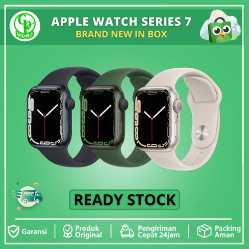 Jual Apple Watch Series 7 45MM 41MM Aluminum Case with Sport Band - 45MM,  BLUE - Jakarta Pusat - Grenpeel Store | Tokopedia