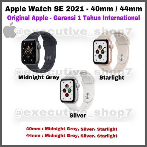 Jual Apple Watch SE 2021 - 40mm / 44mm Original Apple - Garansi 1 Tahun -  Midnight Gray, 40mm - Kota Pekanbaru - Executive_shop7 | Tokopedia