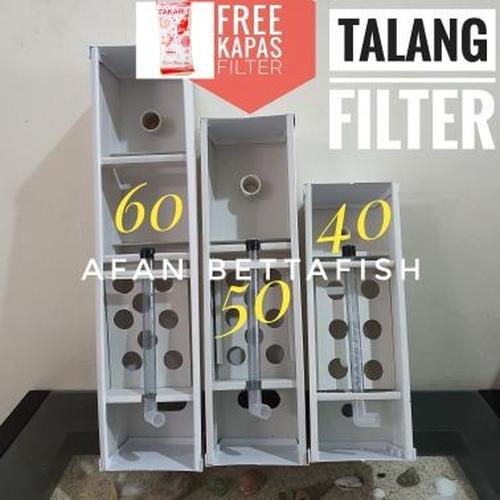 Promo Top Filter Talang Aquarium Uk 40 50 60 cm / Filter Atas Akuarium ...