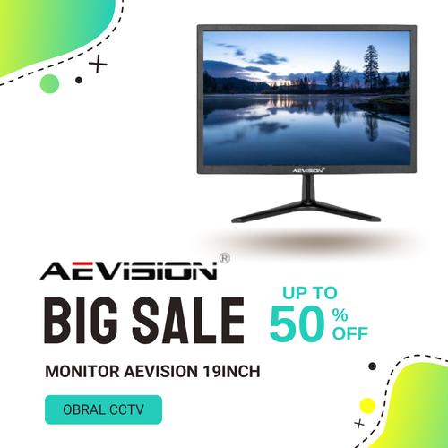Jual MONITOR AEVISION 19INCH SPEAKER 