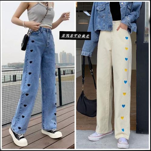 Jual Celana Jeans wanita loose 