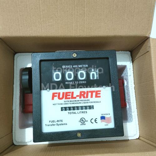 Jual Flow meter Fuel Rite 1.5 inch Flowmeter minyak 4 digit 1 1/2