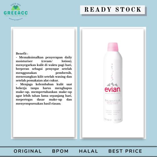 Gambar Evian Facial Spray Brumisateur 300mL 300 mL dari Greeacc Jakarta Barat Tokopedia