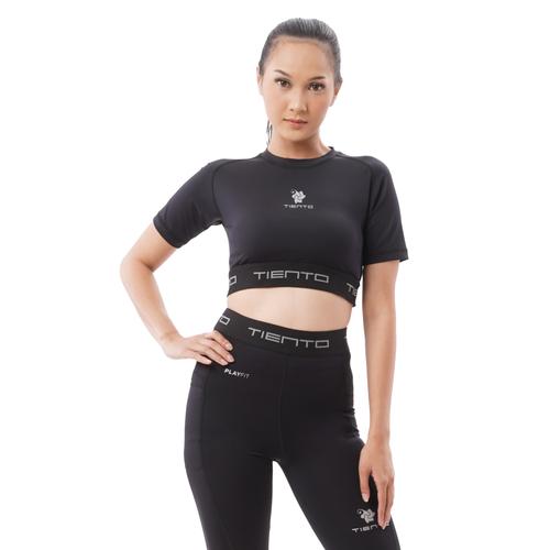 Tiento Baselayer Short Sleeve Crop Top 