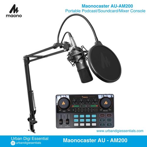 Jual Maonocaster AM200 All In One Soundcard + Condenser Mic AM200