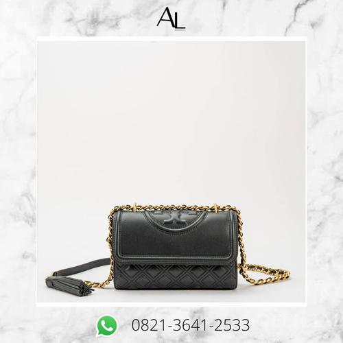 tory burch fleming denim bag