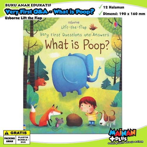 Gambar Buku Edukasi Aktivitas Anak Usborne Lift The Flap QnA What is Poop dari MainanPlus Jakarta Barat Tokopedia