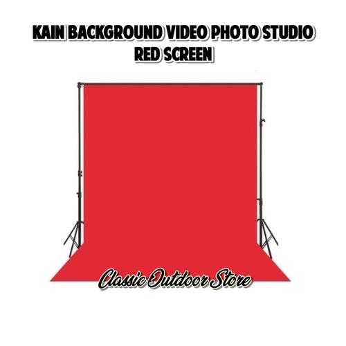 Jual Kain Backdrop Foto Studio Editing Video Merah / Background Red ...