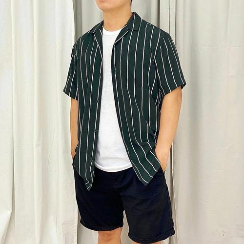 Promo Kemeja Pria TBJ Nearby Striped 