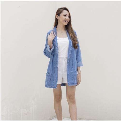 Jual MSMO Collin Denim Blazer Outer 