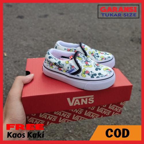 slip on vans size 2