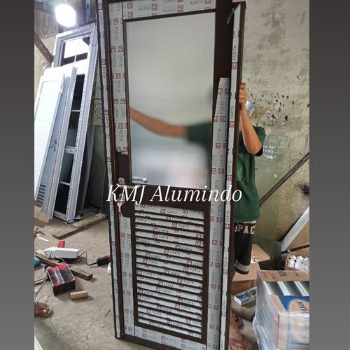 Jual Pintu Kaca Jalusi Aluminium 3" - Kota Depok - kusen jendela