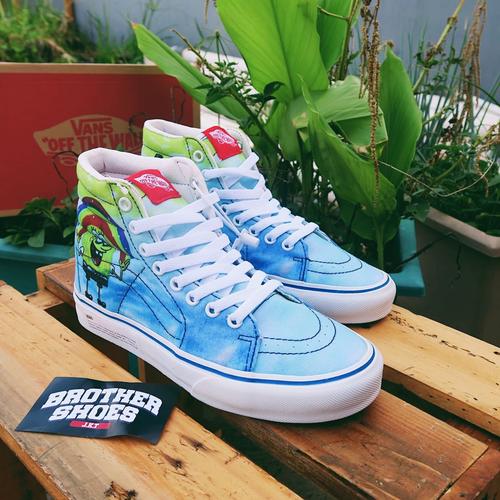 Jual SEPATU VANS SK8 HI X SPONGEBOB 