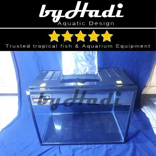 Jual [JNE & SICEPAT] AQUARIUM NIKITA SIZE M 36 CM + TUTUP AQUARIUM