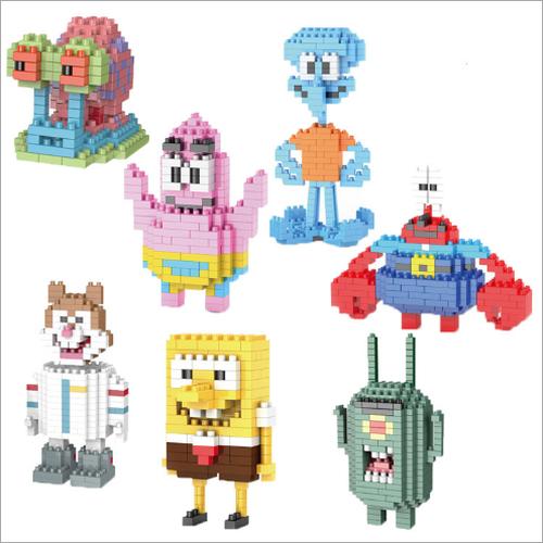 Jual Nano Block Bricks Spongebob Squarepants & Friends Mainan DIY LNO ...