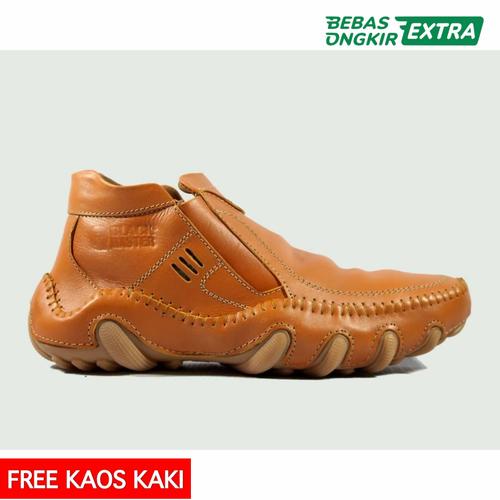 Jual Sepatu BM Gattuso Zip Tan Original 