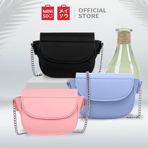 Gambar MINISO Tas Selempang Lipstik Rantai Wanita Sling Bag Lipstick Kecil - Merah Muda dari Miniso Indonesia Tokopedia