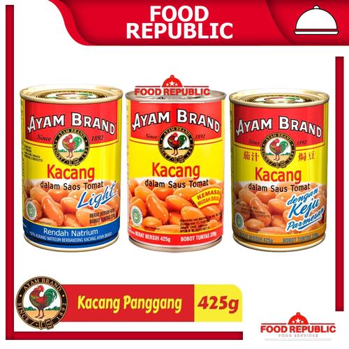 Jual AYAM BRAND BAKED BEANS 425 GR KACANG SAOS TOMAT LIGHT CHEESE