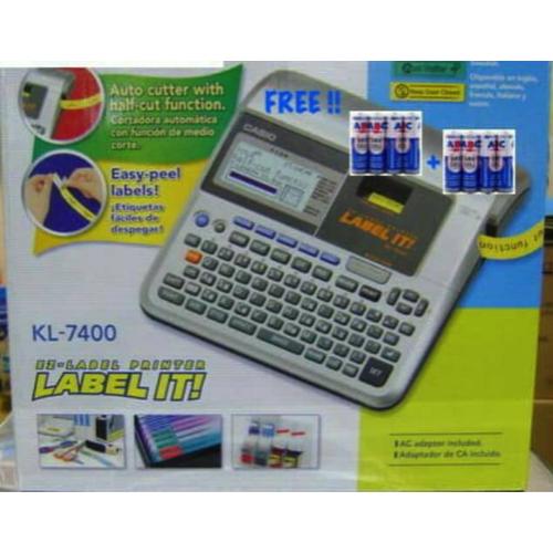 Jual Alat / Mesin Label Harga Casio KL7400 EZLabel Printer Huruf