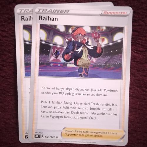 Jual Raihan - Pokemon TCG Indonesia - Kota Depok - Rokie Online Shop ...