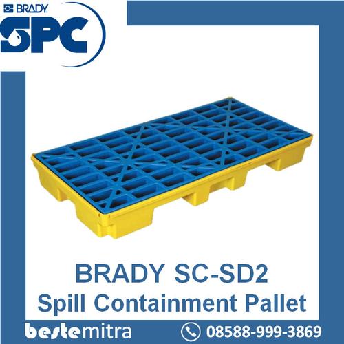 Jual SPILL CONTAINMENT PALLET 2 DRUM / SPILL DECK BRADY SCSD2 Jakarta Utara Beste Mitra
