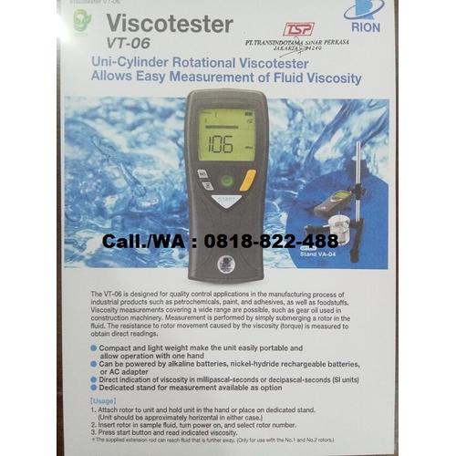 Jual VT06 Viscotester RION Original Japan STAND Lokal