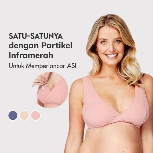 Gambar Mamaway Far Infrared Bra Hamil & Menyusui Crossover - Peach,S dari Mamaway Indonesia Jakarta Utara Tokopedia