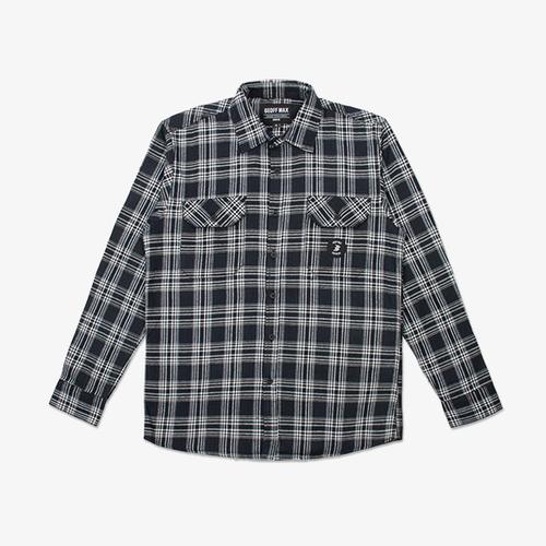 Gambar Geoff Max Official - Varangian Black White Square | Kemeja | Flannel - M dari Geoff Max Official Kota Bandung Tokopedia