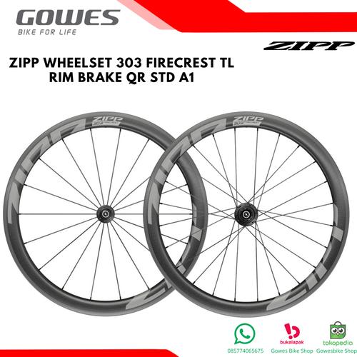 Jual ZIPP WHEELSET 303 FIRECREST TL RIM BRAKE QR STD A1 SHI/SRAM