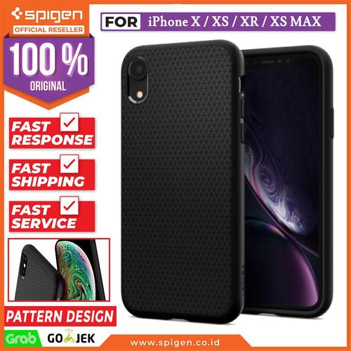Gambar iPhone XS Max / XS / X / XR Case Spigen Pattern Softcase Liquid Air - XR dari Spigen Official Jakarta Barat Tokopedia
